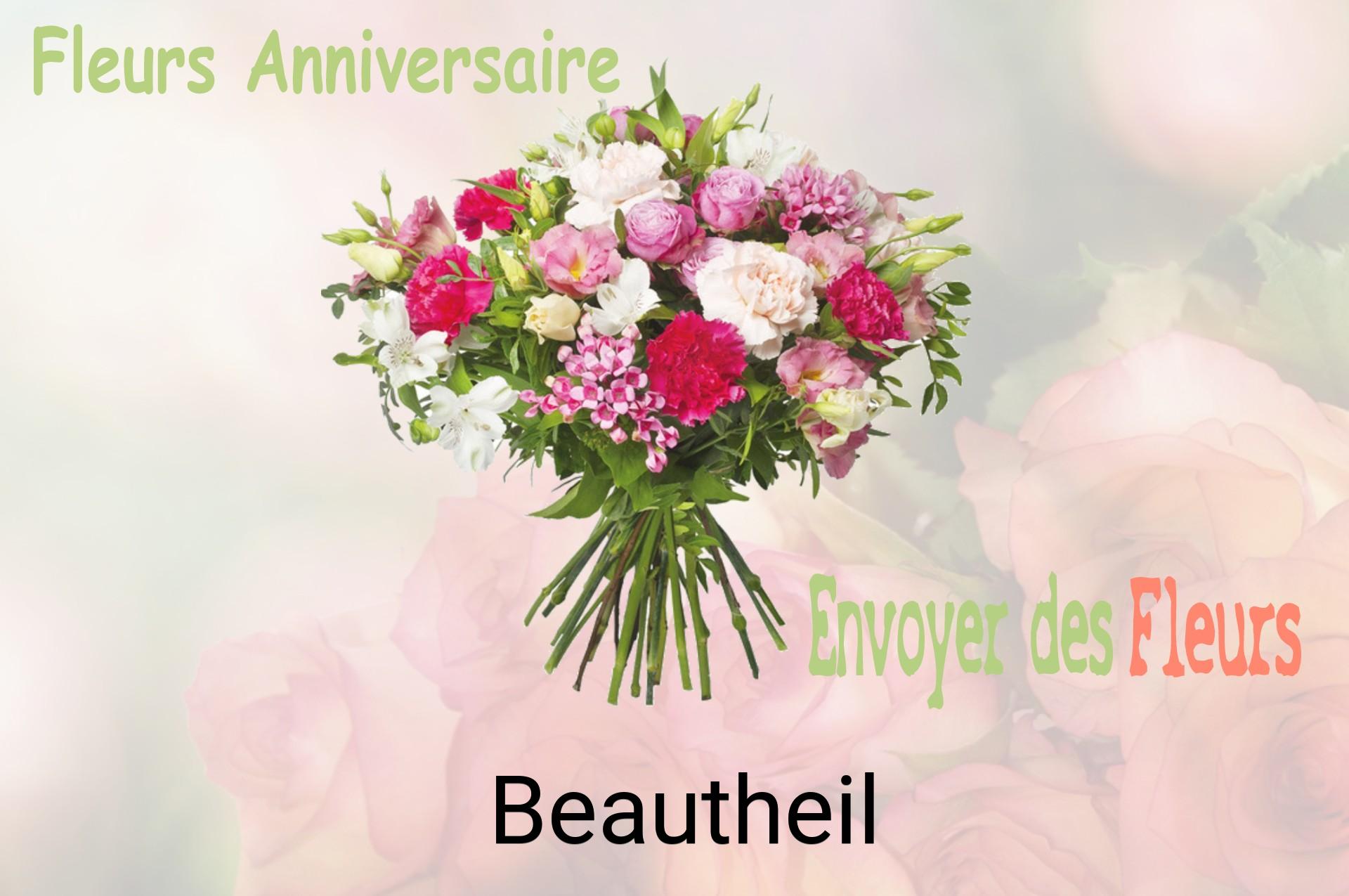 Bouquet de fleurs d’anniversaire livré à Beautheil